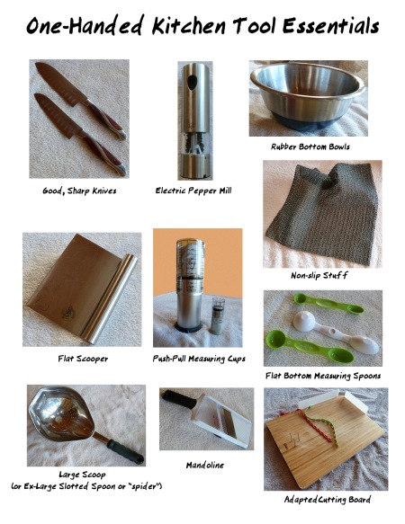 Tips and Tools for One Handed Cooking